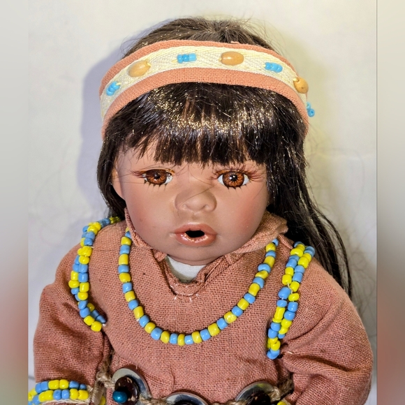 Indian The Heritage Collection Doll with Lamb - Brand New In Box